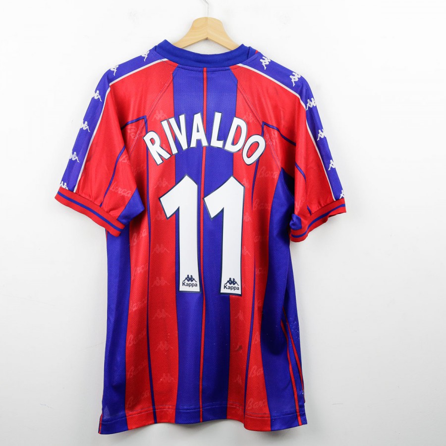 maglia home Kappa barcellona Rivaldo 11 1997/1998 by KAPPA - Home