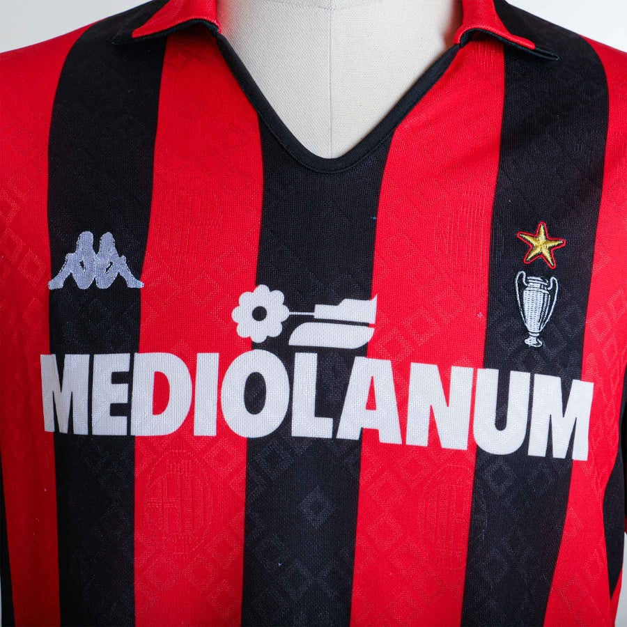 maglia home milan mediolanum 1989/1990 mc coppa intercontinentale by KAPPA - Home (3)