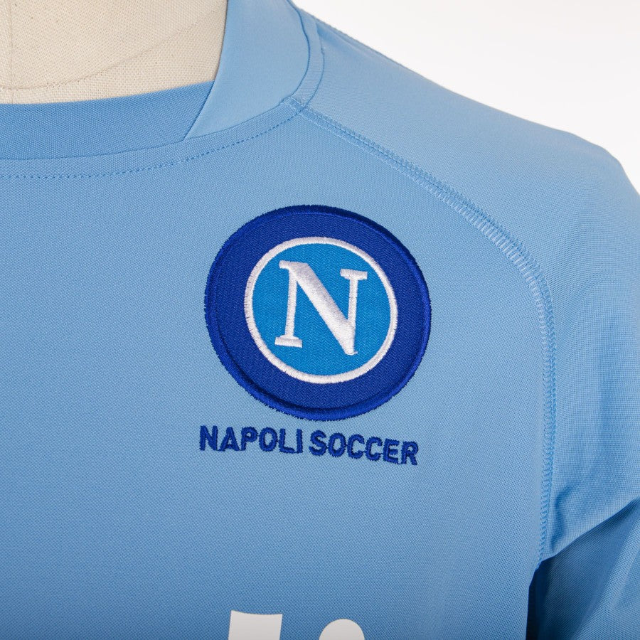maglia home napoli soccer ml n10 2004/2005 by KAPPA - Home (5)