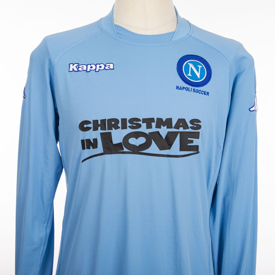 maglia home napoli soccer ml n7 2004/2005 by KAPPA - Home (11)