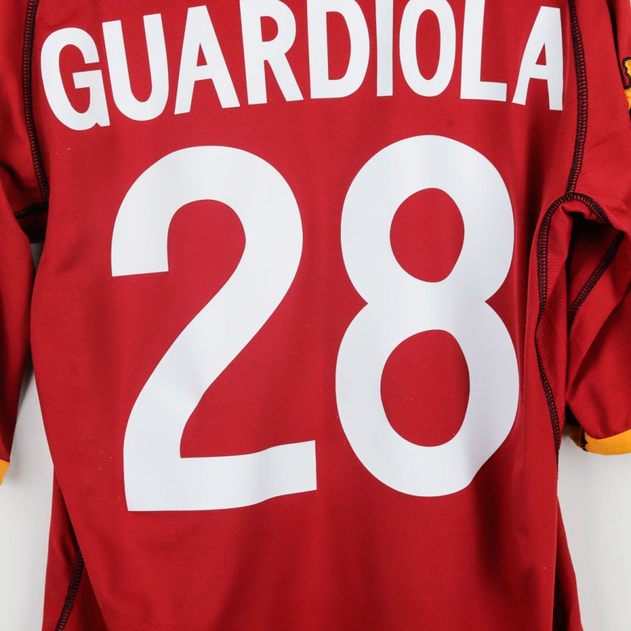 Maglia Home Roma Kappa Guardiola 28 2002/2003 by KAPPA - Home (14)