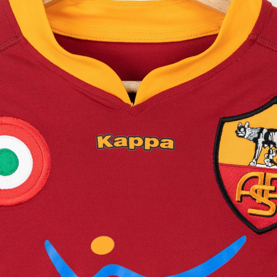 maglia home roma kappa totti 10 autografata 2007/2008 by KAPPA - Home (10)
