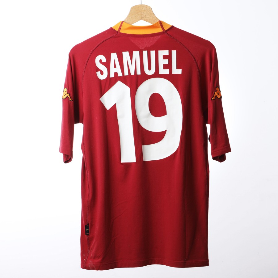 maglia home roma samuel 19 2000/2001 by KAPPA - Home
