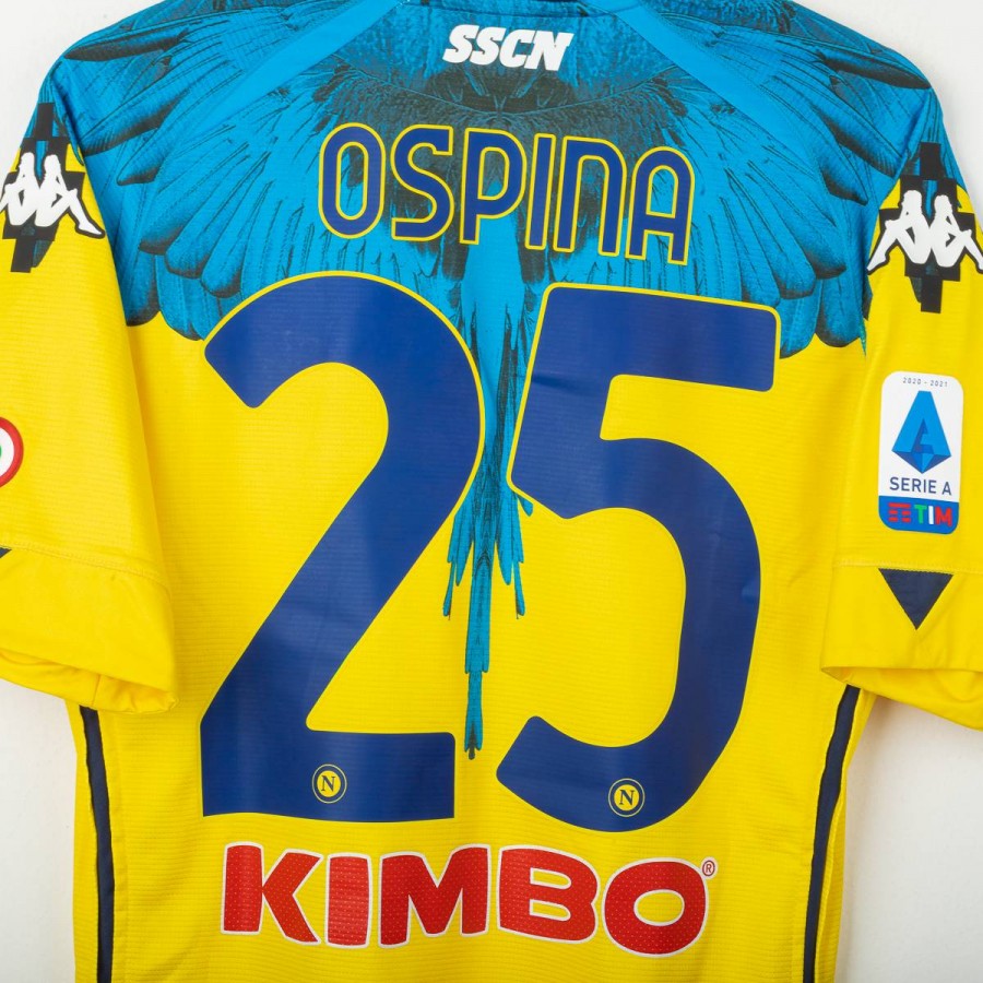 maglia napoli marcelo burlon kappa Ospina 25 N°140/200 2020/2021 by KAPPA - Home (6)