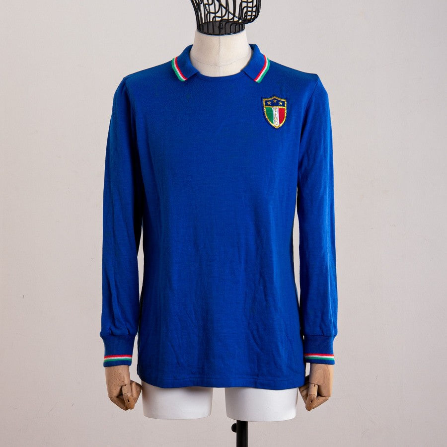 MAGLIA HOME ITALIA N17 QUALIFICAZIONI EUROPEI 1984 by LE COQ SPORTIF - Home (2)