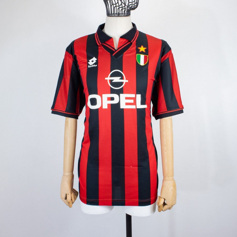 MAGLIA HOME MILAN LOTTO 1996/1997 WEAH 9 by LOTTO - Le 7 sorelle (2)
