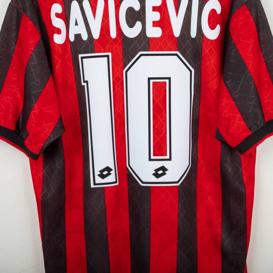 Maglia Home Milan Lotto Savicevic 10 1995/1996 by LOTTO - Home (5)