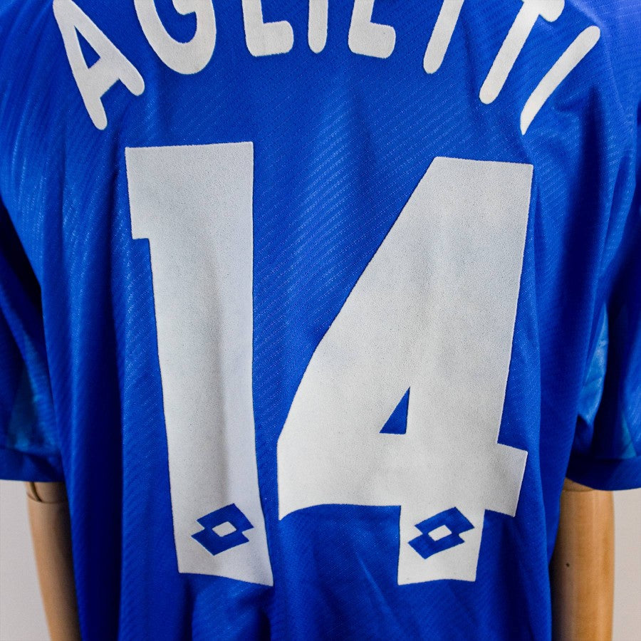 MAGLIA HOME NAPOLI LOTTO AGLIETTI 14 1996/1997 by LOTTO - Home (8)