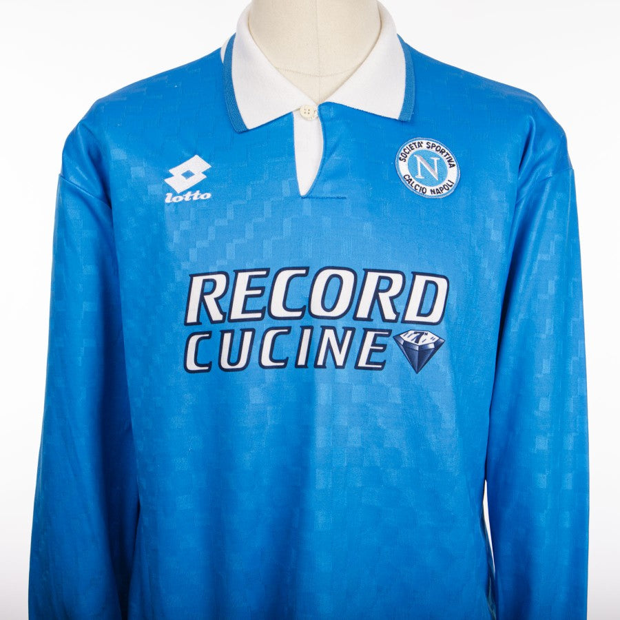 maglia home napoli lotto scarlato 17 ml 1995/1996 by LOTTO - Serie A (6)
