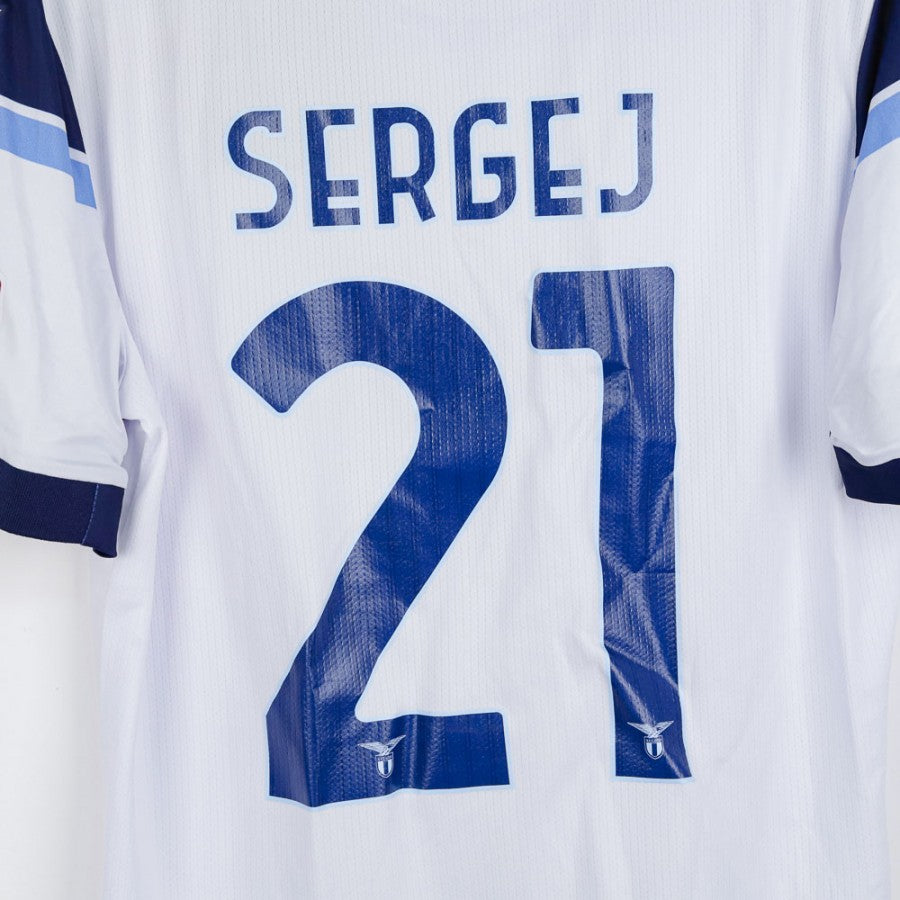 Maglia Away Lazio Macron Sergej 21 2021/2022 by MACRON - Fuoriclasse (3)