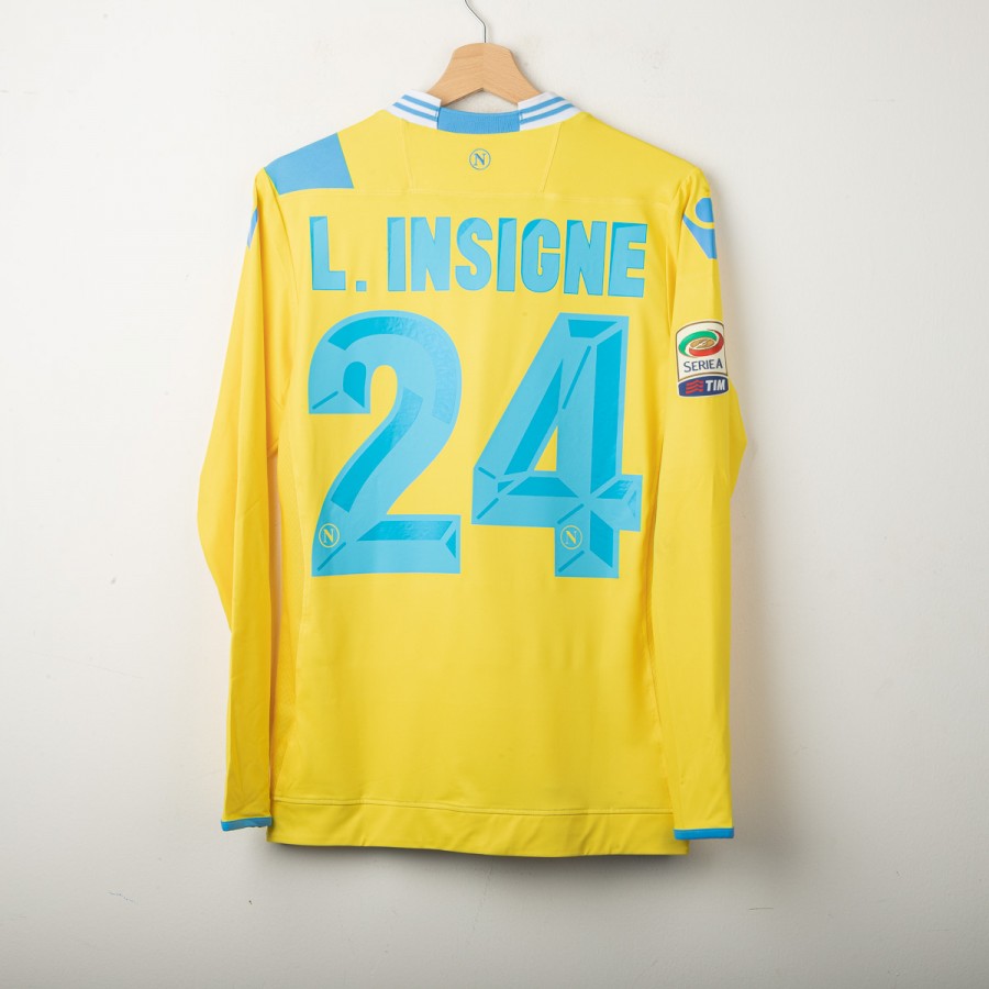 Maglia Away Napoli Macron Insigne 24 ML 2013/2014 by MACRON - Home