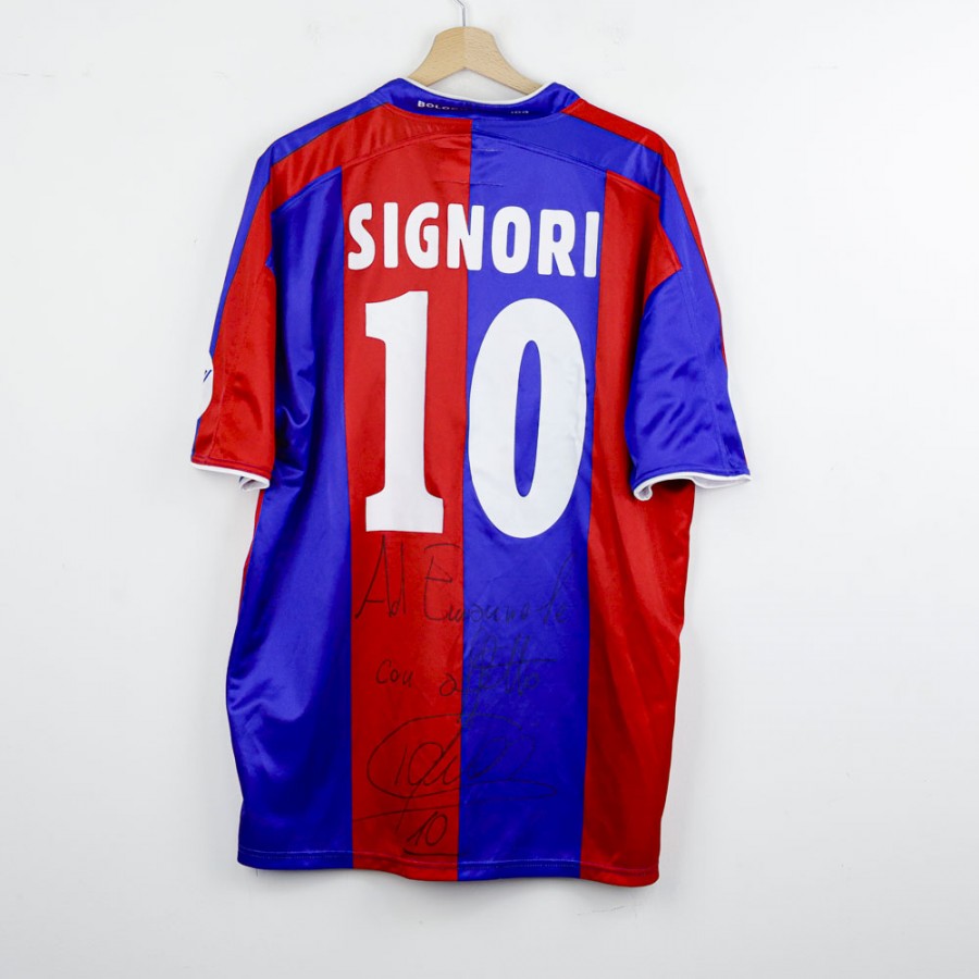Maglia Home Bologna Macron Signori n10 Autografata 2003/2004 by MACRON - Home