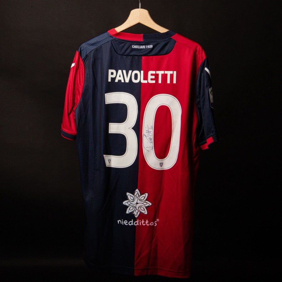maglia home cagliari macron pavoletti 30 2017/2018 autografata by MACRON - Home