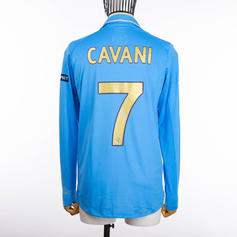 Maglia home Napoli Macron 2011/2012 Cavani 7 by MACRON - Home