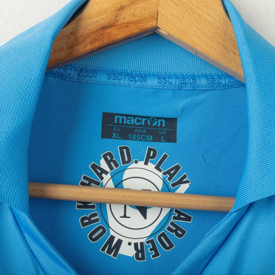 Maglia Home UCL Napoli Macron Cavani 7 2011/2012 by MACRON - Home (15)