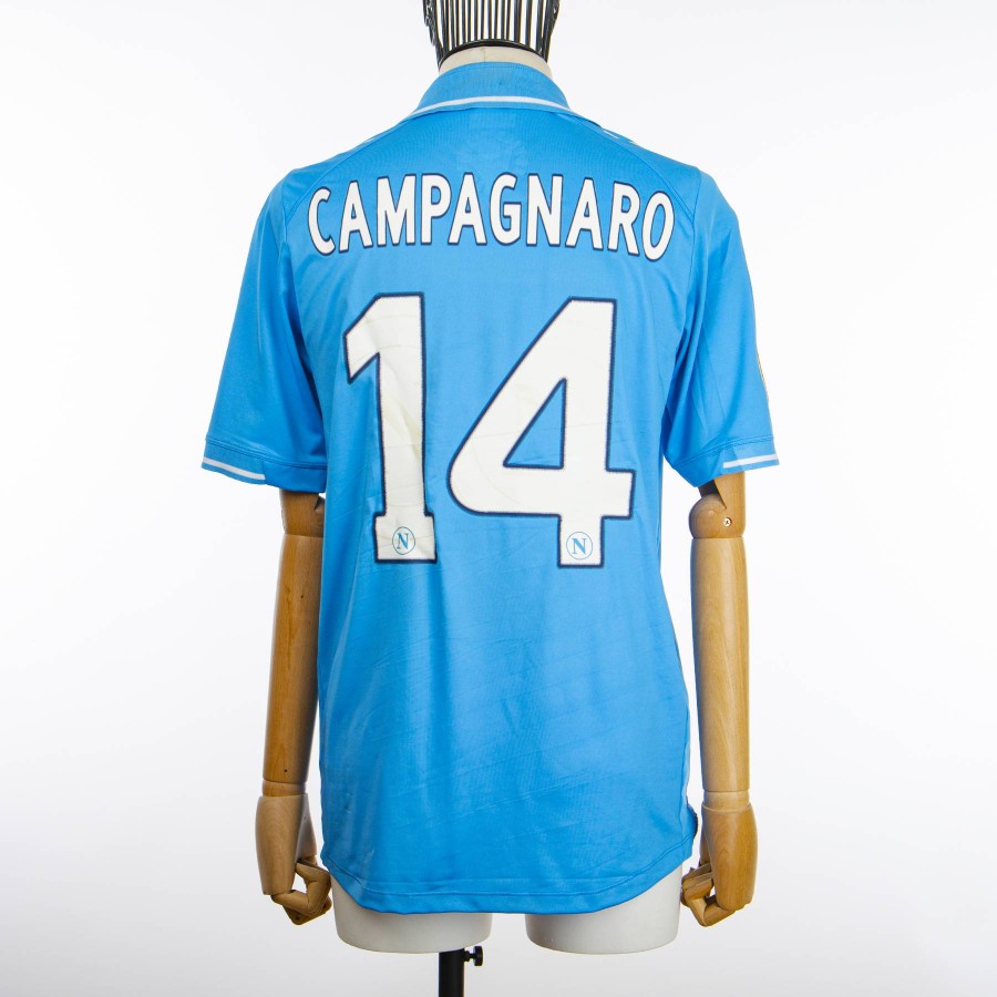 maglia napoli campagnaro indossata in Napoli-Siena 21-03-2012 by MACRON - Home