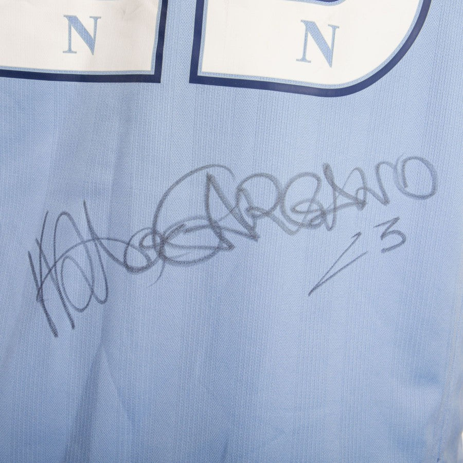 maglia napoli gargano indossata in Napoli-Villareal 17-02-2011 by MACRON - Home (11)