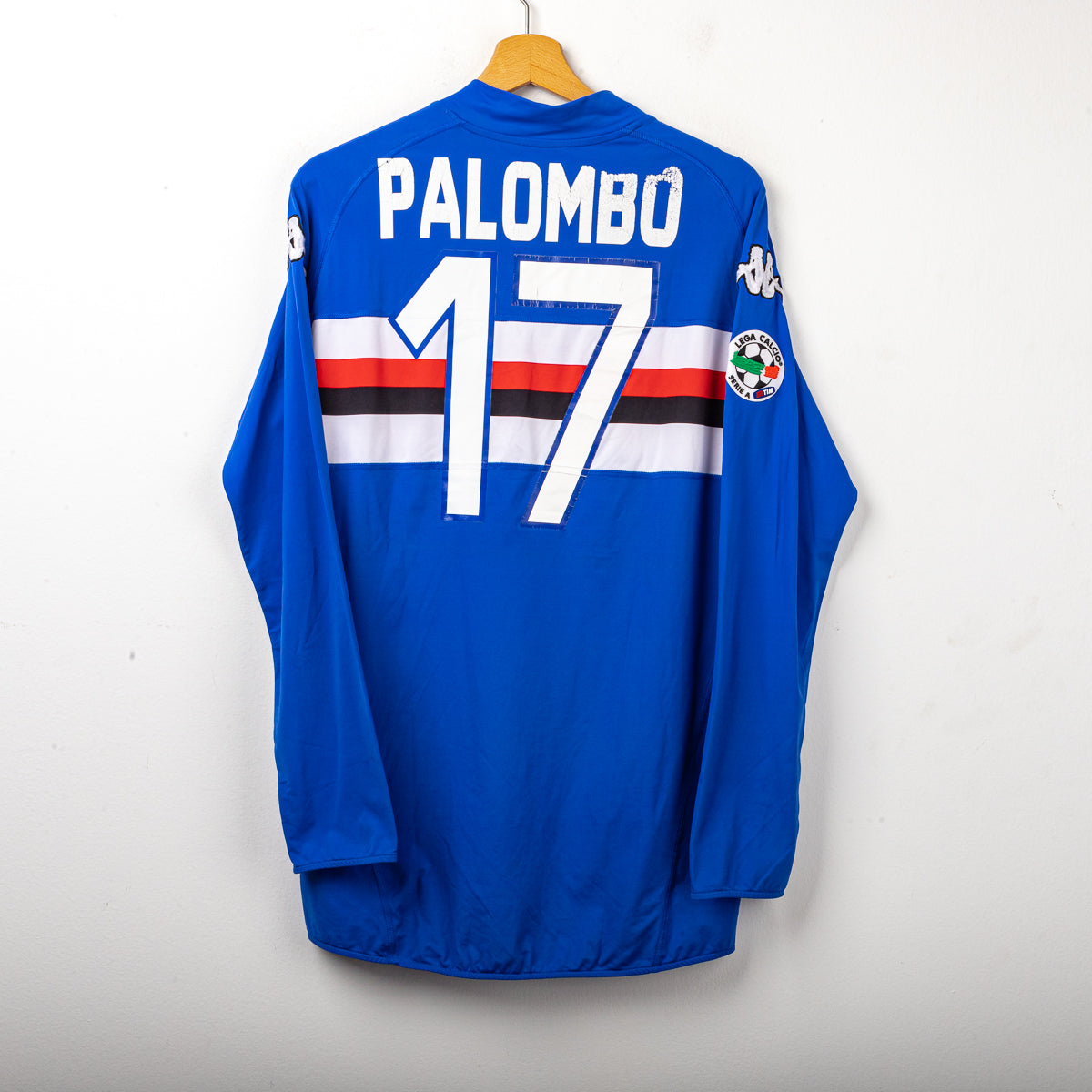 Maglia Home Sampdoria Kappa Palombo 17 ML 2006/2007 XL