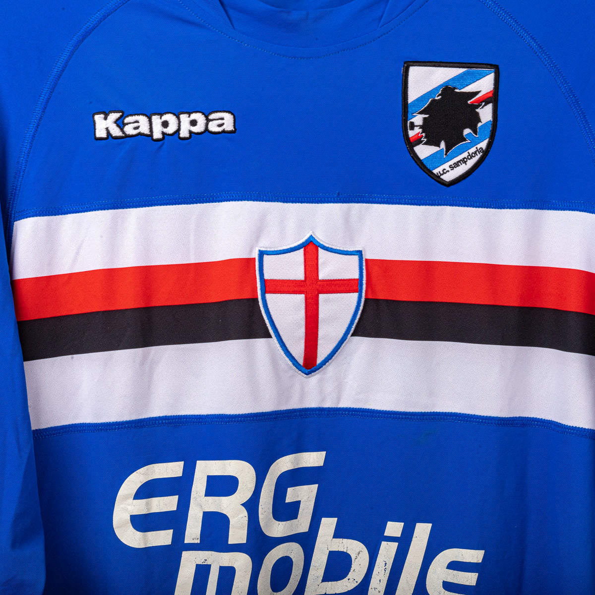 Maglia Home Sampdoria Kappa Palombo 17 ML 2006/2007 XL