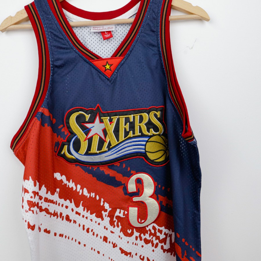 Canotta Nba mitchell&ness sixers iverson 3 by Mitchell&Ness - Home (7)