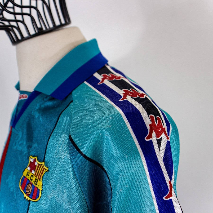 MAGLIA AWAY BARCELLONA 1996/1997 by NIKE - Altre Leghe (7)