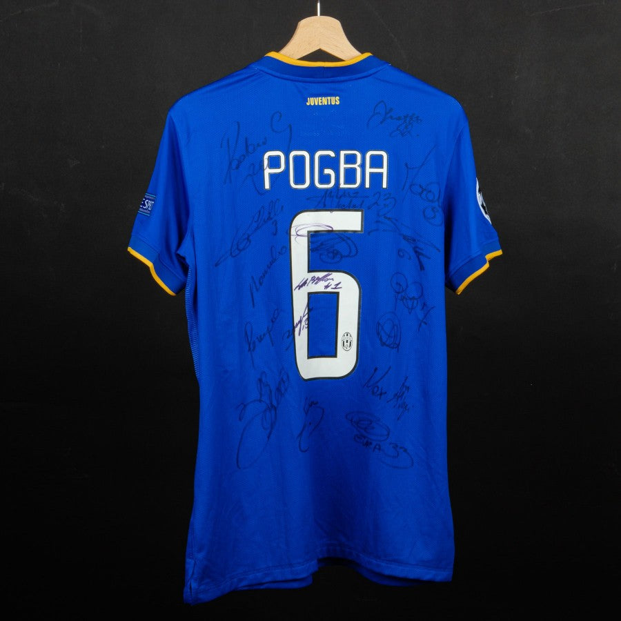 maglia away juventus nike champions league pogba 6 2014/2015 autografata by NIKE - Home