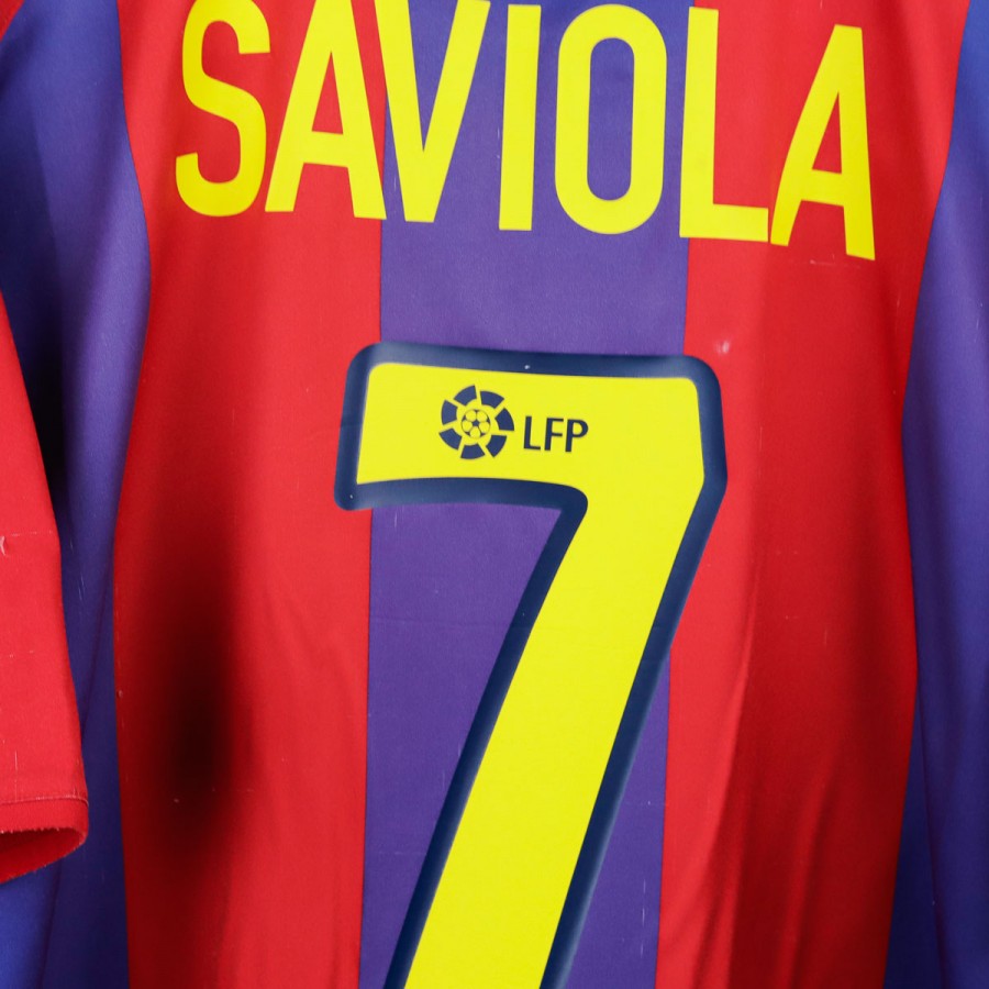 Maglia home Barcellona Nike 2002/2003 Saviola 7 by NIKE - Home (5)