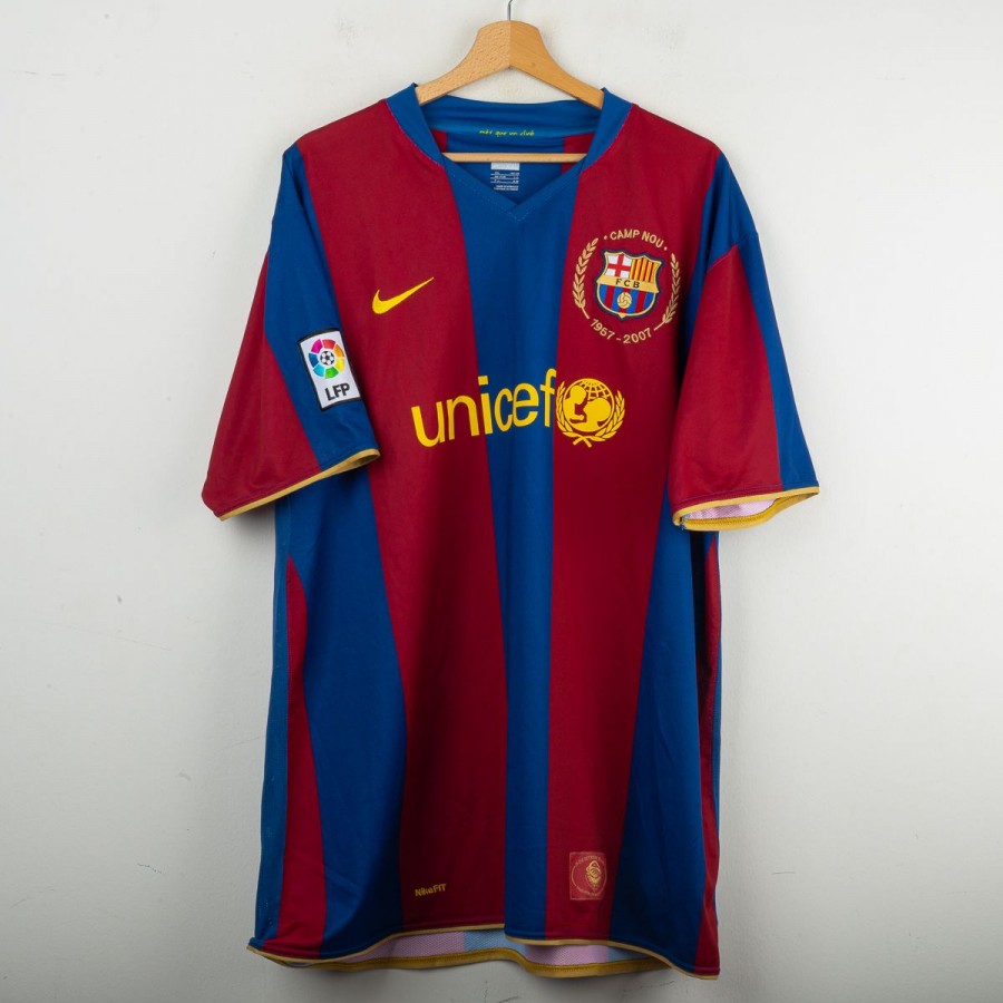 maglia home barcellona nike messi 19 2007/2008 by NIKE - Home (2)