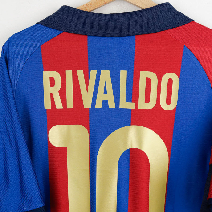 Maglia Home Barcellona Nike Rivaldo 10 2001/2002 by NIKE - Home (6)