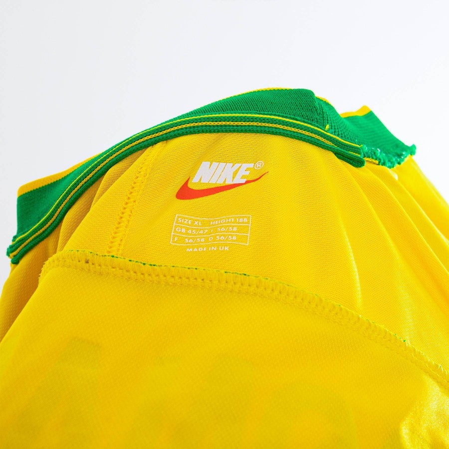 MAGLIA HOME BRASILE NIKE FRANCE 98 RONALDO 9 CON DATA by NIKE - Home (6)