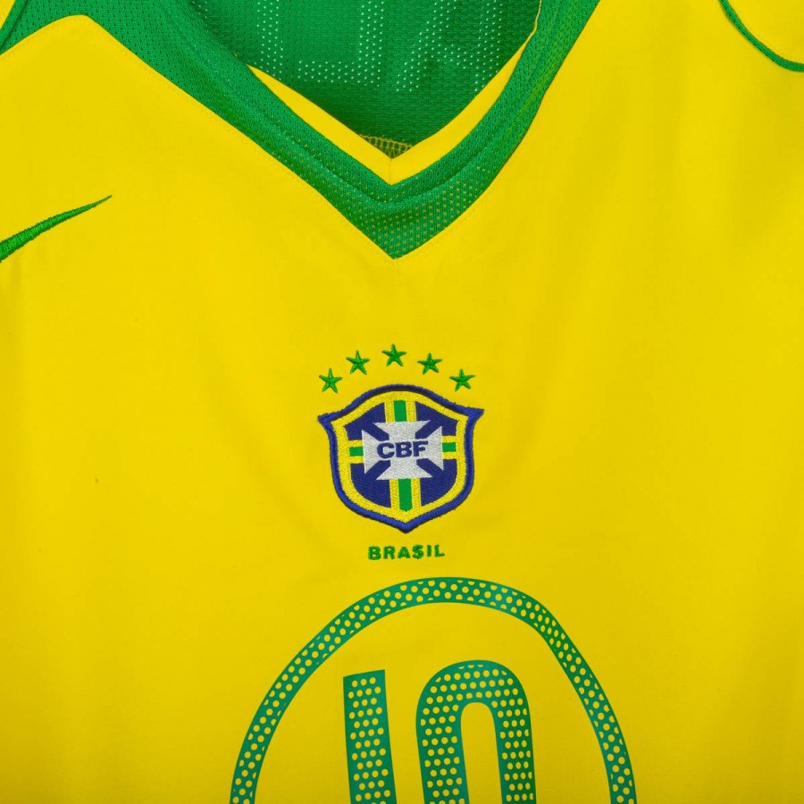 Maglia Home Brasile Nike Ronaldinho 10 2004/2005 by NIKE - Home (13)