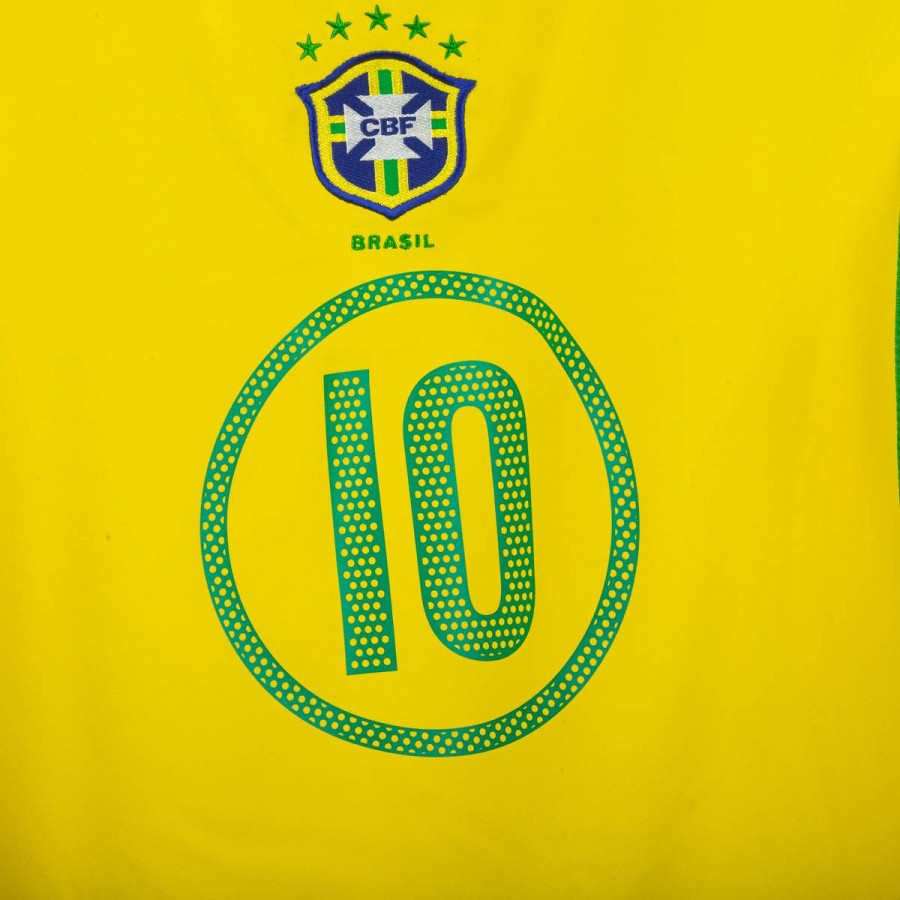 Maglia Home Brasile Nike Ronaldinho 10 2004/2005 by NIKE - Home (15)