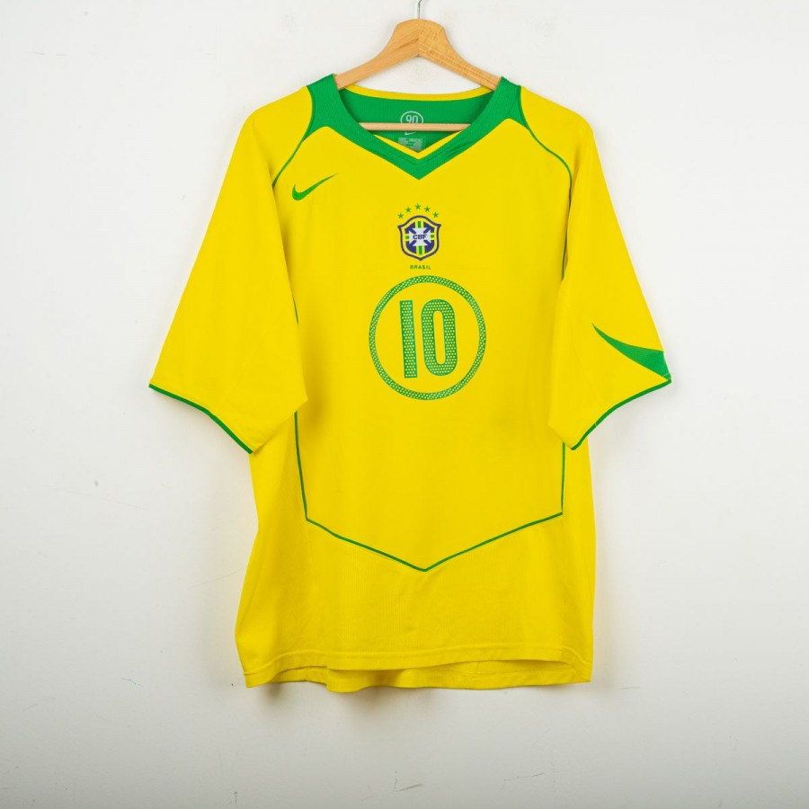 Maglia Home Brasile Nike Ronaldinho 10 2004/2005 by NIKE - Home (2)