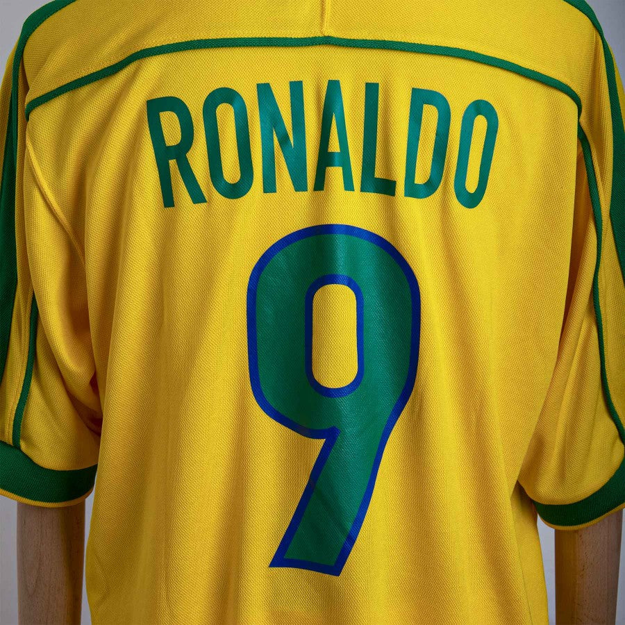 MAGLIA HOME BRASILE NIKE RONALDO 9 FRANCIA 98 by NIKE - Home (6)