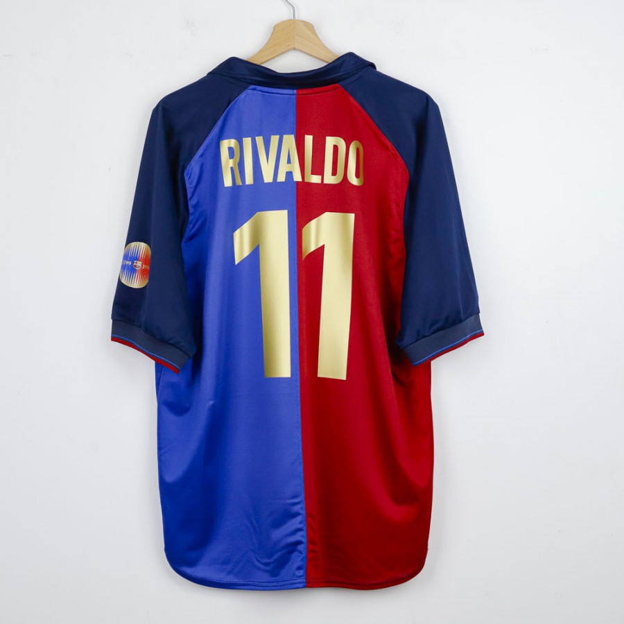 Maglia home centenario Barcellona Nike Rivaldo 11 1999/2000 by NIKE - Home