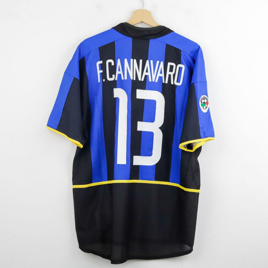 maglia home inter nike cannavaro 13 2002/2003 by NIKE - Home