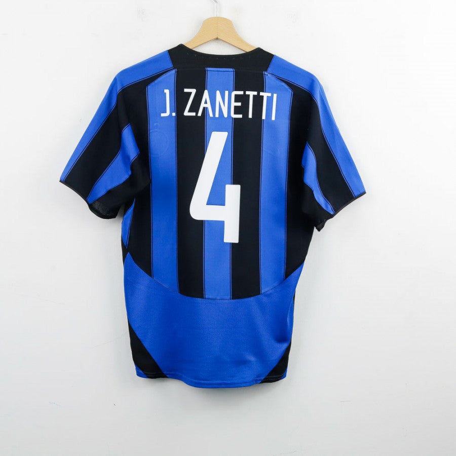 Maglia Home Inter Nike J. Zanetti 4 Bambino 2003/2004 by NIKE - Home