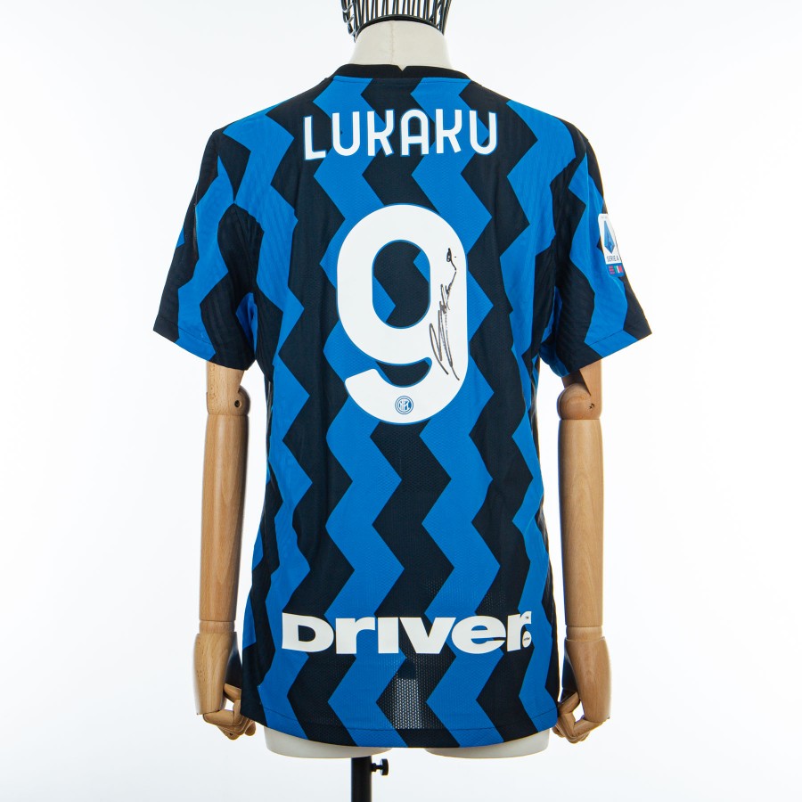 Maglia Home Inter Nike Lukaku 9 Autografata 2020/2021 by NIKE - Home