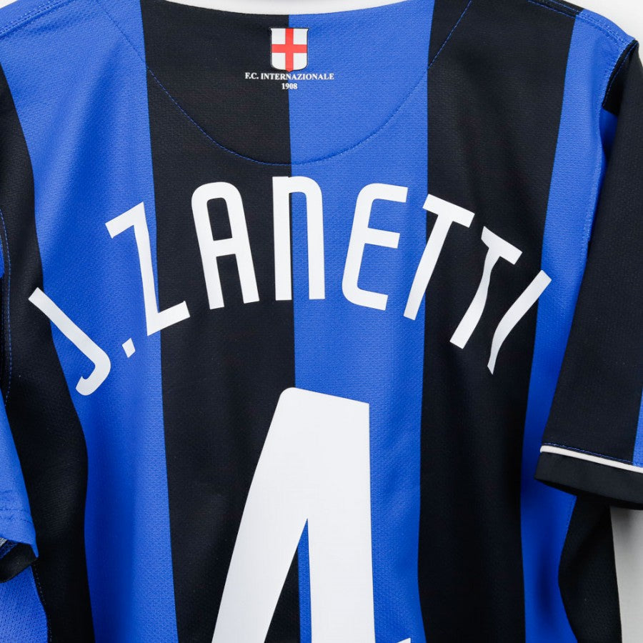 maglia home inter nike Zanetti 4 2006/2007 by NIKE - Home (5)