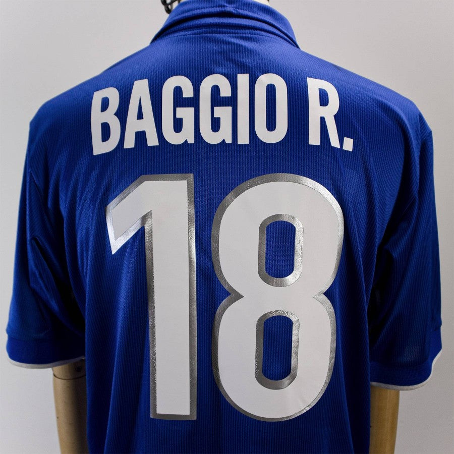MAGLIA HOME ITALIA NIKE 18 BAGGIO MONDIALI FRANCIA 98 by NIKE - Altre Leghe (4)