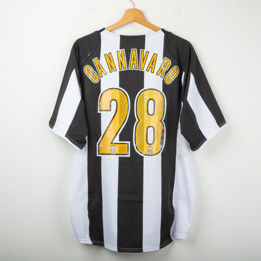 Maglia Home Juventus Nike firmata Cannavaro 28 2004/2005 by NIKE - Home