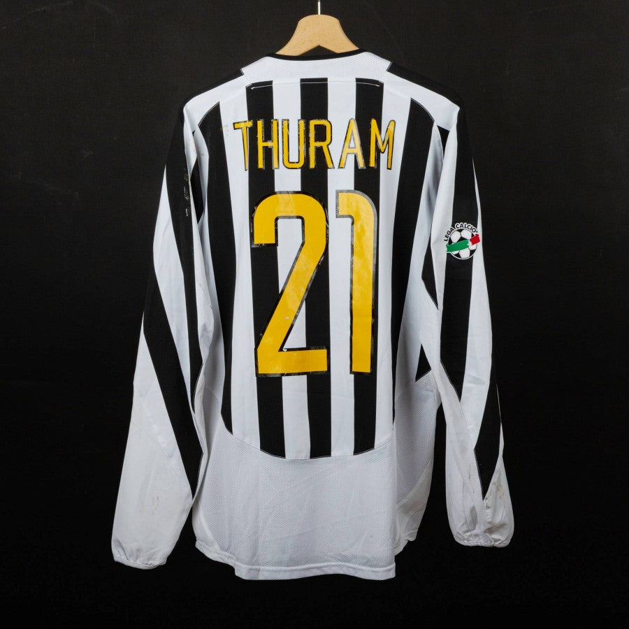 maglia home juventus nike thuram 21 2003/2004 by NIKE - Home