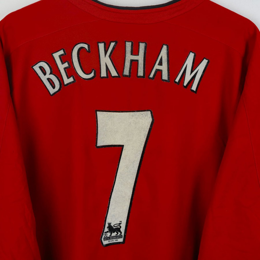 maglia home manchester united nike beckham 7 ML 2002/2003 by NIKE - Home (3)