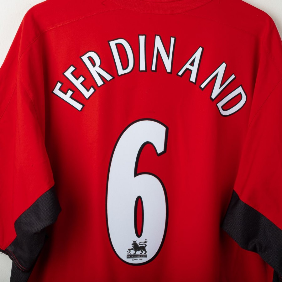 Maglia Home Manchester United Nike Ferdinand 6 2002/2003 by NIKE - Home (4)