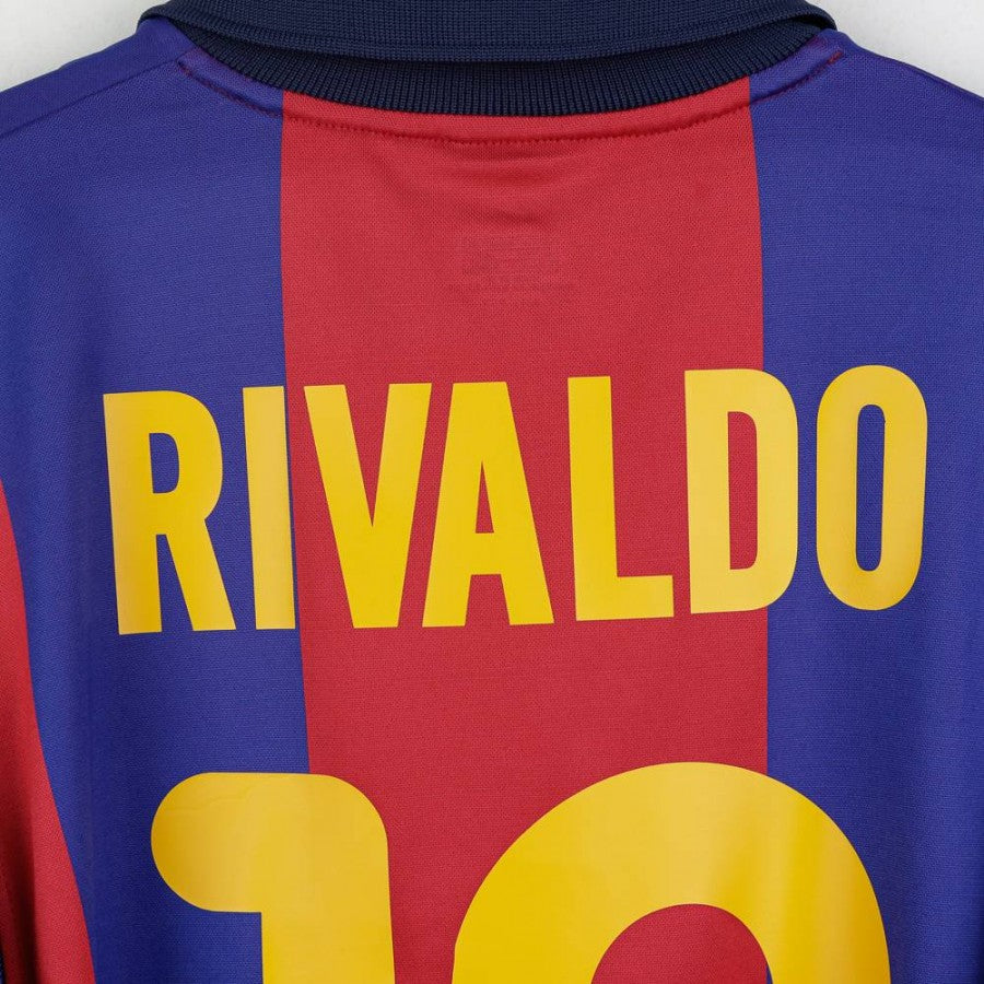 Maglia Home Nike Barcellona Rivaldo 10 1998/1999 by NIKE - Home (4)