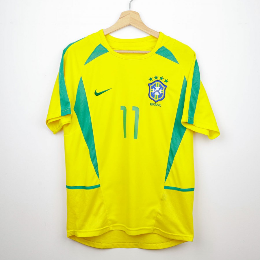 Maglia Home Nike Brasile Ronaldinho 11 2002 by NIKE - Home (2)