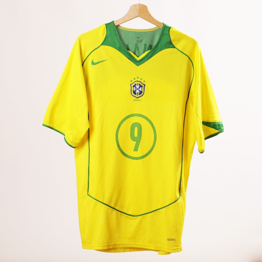 Maglia home Nike Brasile Ronaldo 9 2004/2005 by NIKE - Home (2)
