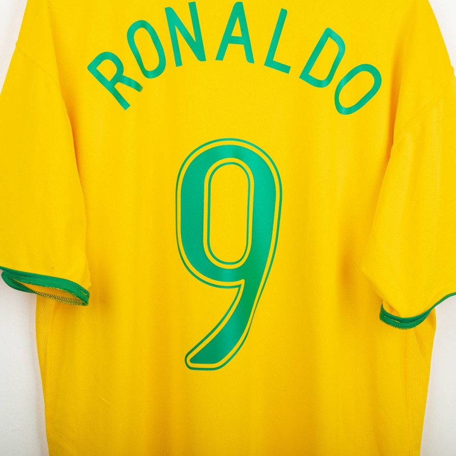 Maglia Home Nike Brasile Ronaldo 9 2006 by NIKE - Home (5)