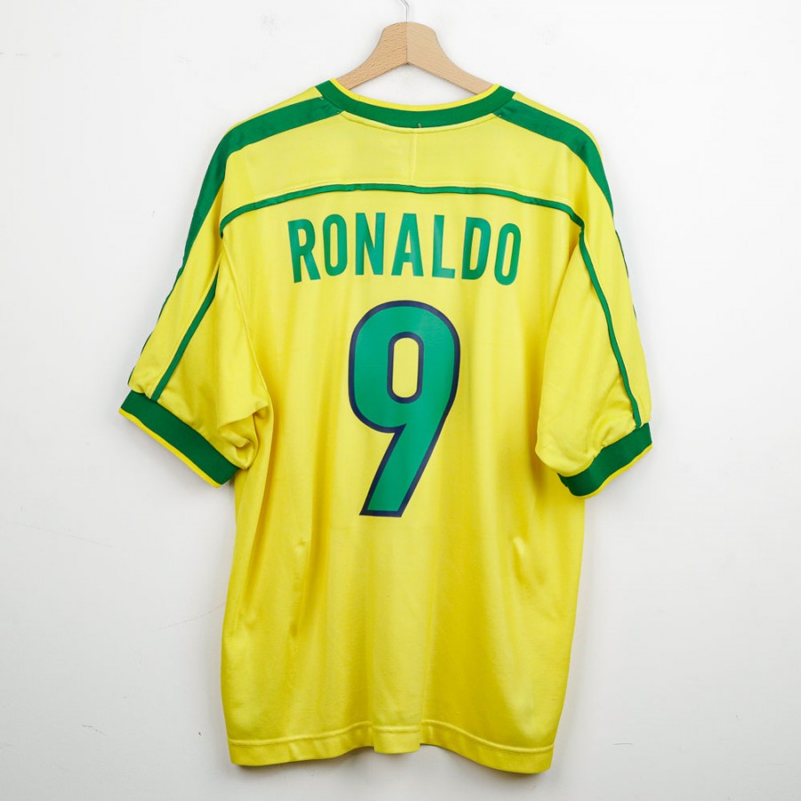 Maglia Home Nike Brasile Ronaldo n9 1998 by NIKE - Home