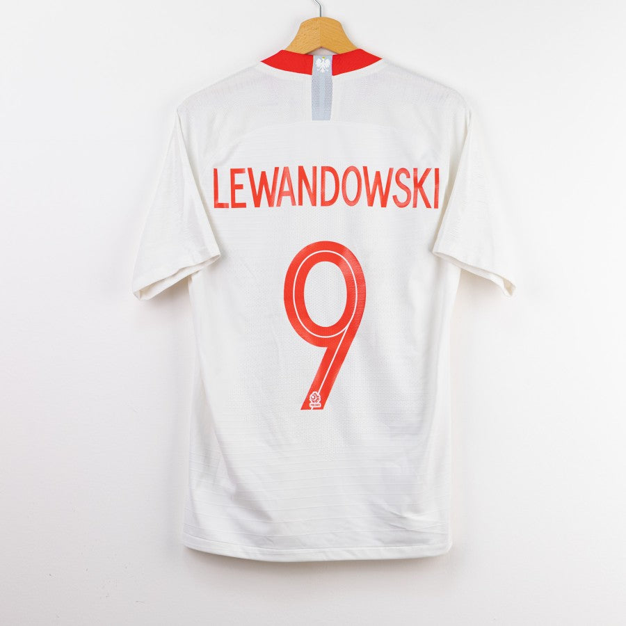 Maglia Home Polonia Nike Lewandowski 9 2018 by NIKE - Home